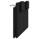 vidaXL fekete műbőr fejtámla párna Viana 137 cm