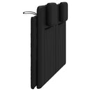 vidaXL fekete műbőr fejtámla párna Viana 140 cm