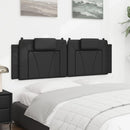 vidaXL fekete műbőr fejtámla párna Viana 160 cm