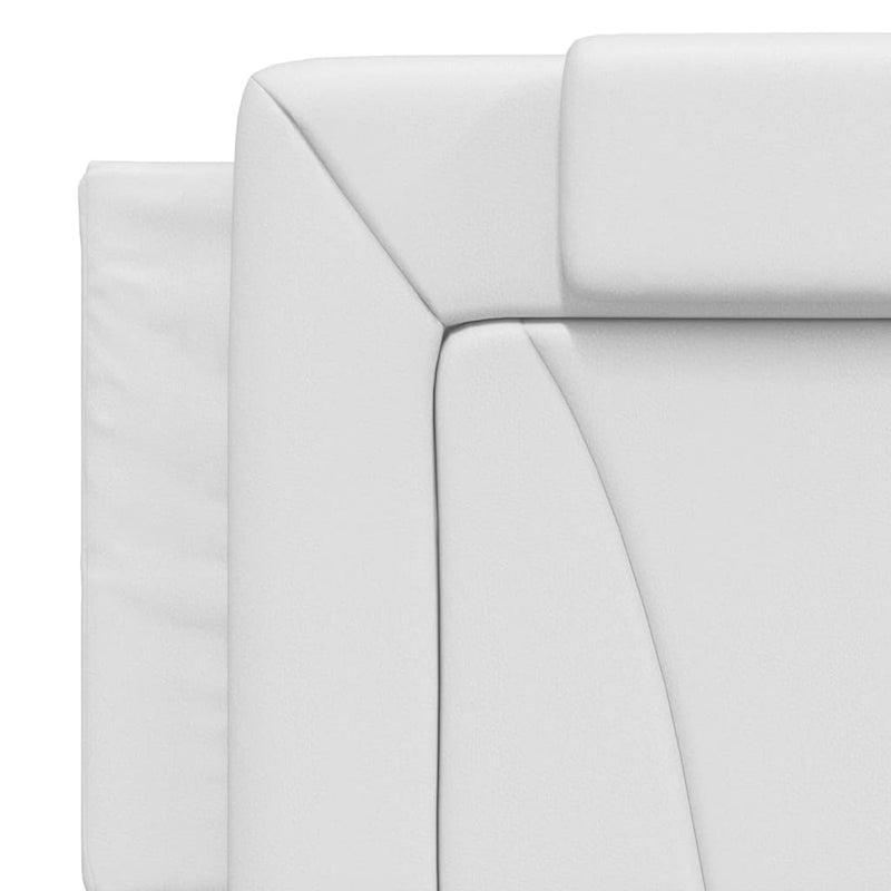 vidaXL fehér műbőr fejtámla párna 160 cm