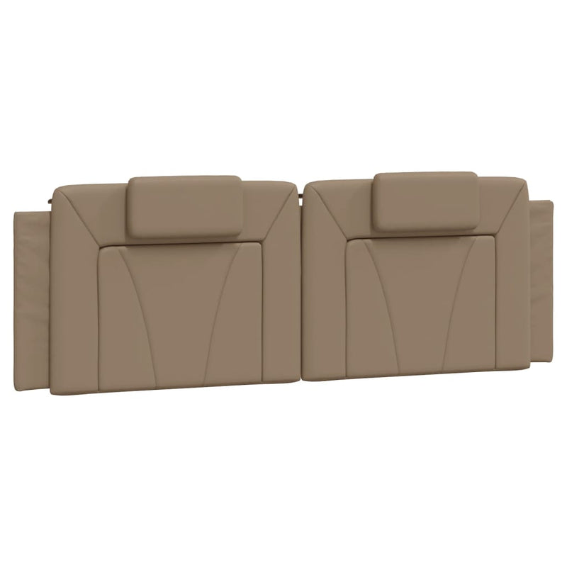 vidaXL cappuccino színű műbőr fejtámla párna 160 cm
