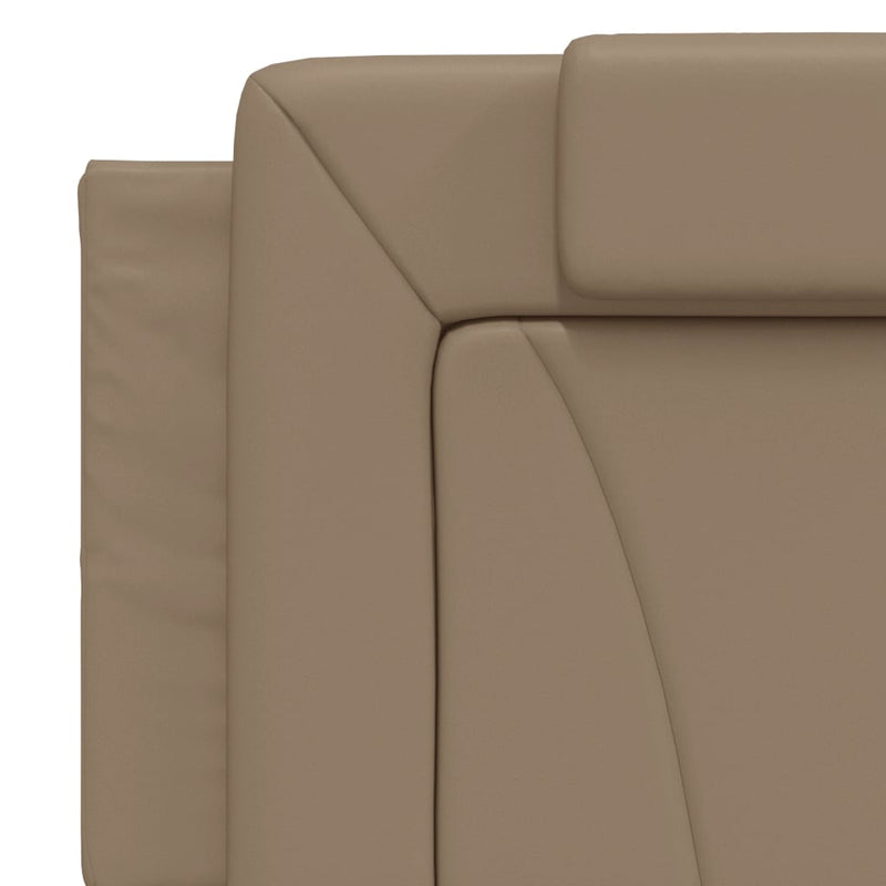 vidaXL cappuccino színű műbőr fejtámla párna 160 cm