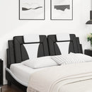vidaXL fekete és fehér műbőr fejtámla párna Viana 160 cm