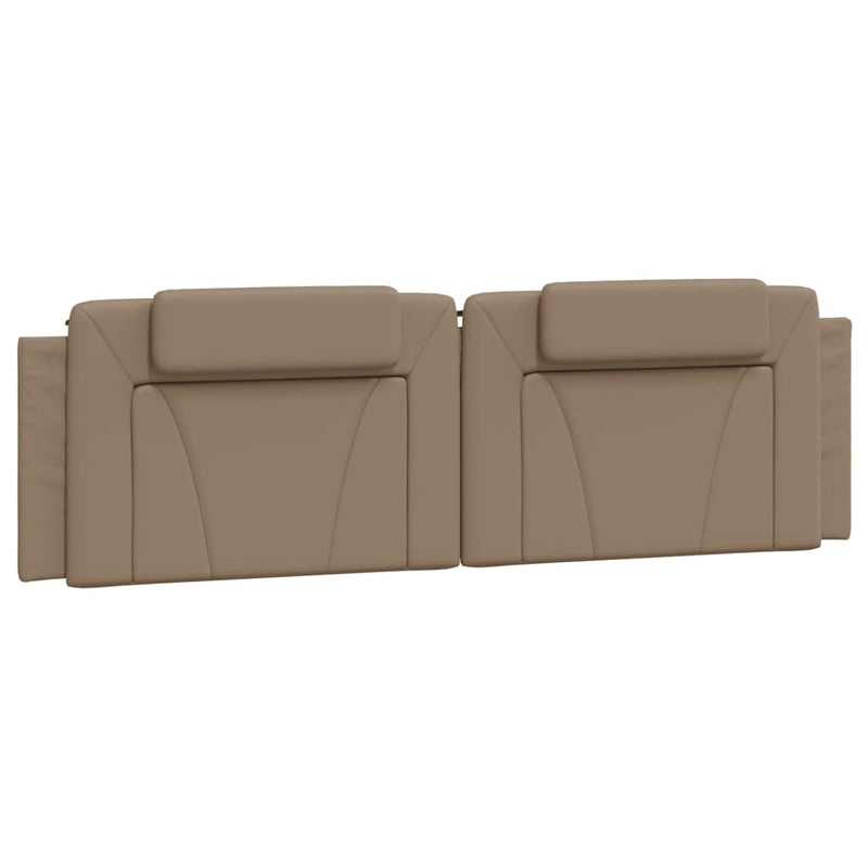 vidaXL cappuccino színű műbőr fejtámla párna 180 cm