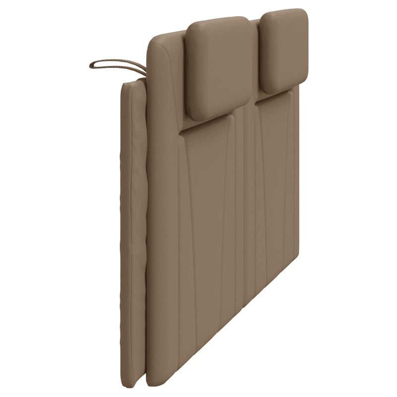 vidaXL cappuccino színű műbőr fejtámla párna 180 cm