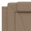vidaXL cappuccino színű műbőr fejtámla párna Viana 180 cm