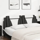 vidaXL fekete és fehér műbőr fejtámla párna Viana 180 cm