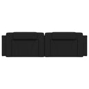 vidaXL fekete műbőr fejtámla párna Viana 183 cm