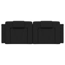 vidaXL fekete műbőr fejtámla párna Viana 152 cm