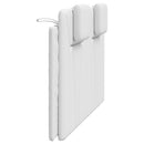 vidaXL fehér műbőr fejtámla párna Viana 152 cm