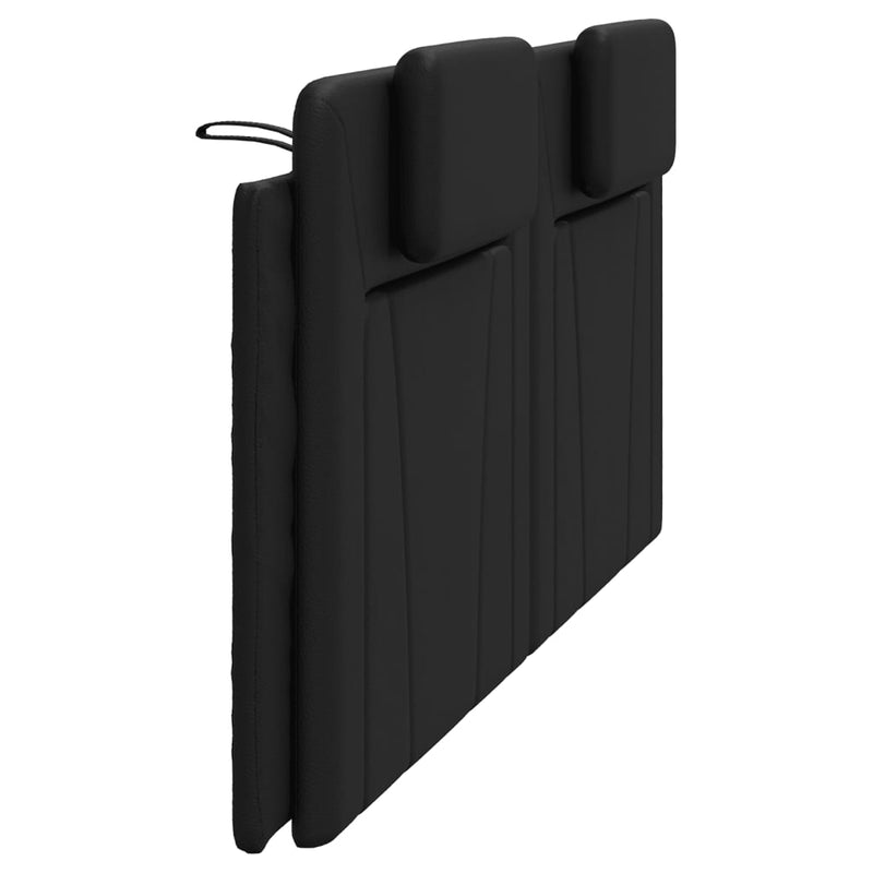 vidaXL fekete műbőr fejtámla párna 193 cm