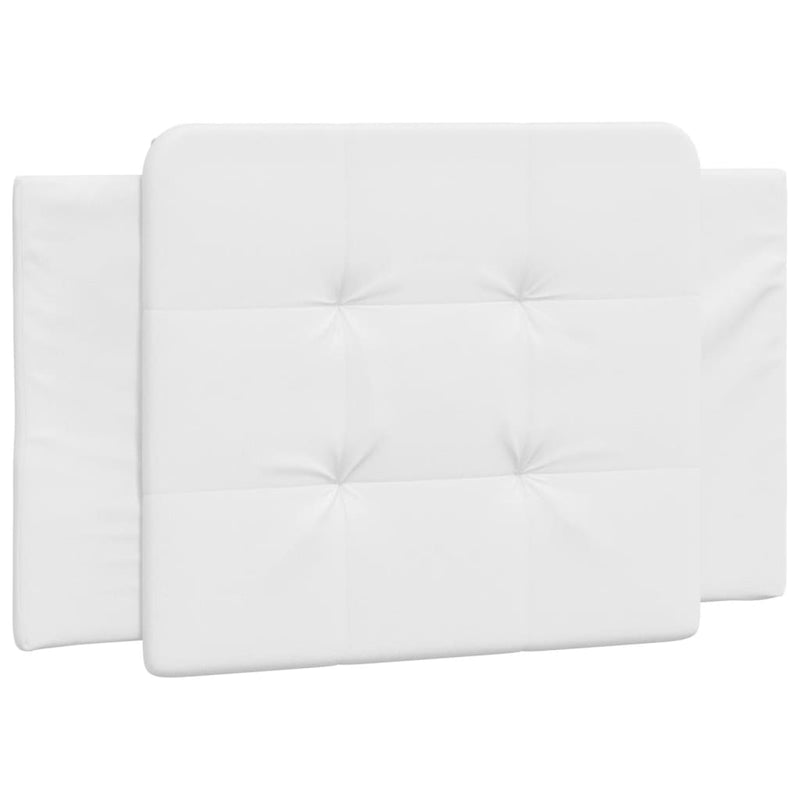 vidaXL fehér műbőr fejtámla párna 80 cm
