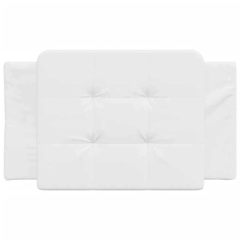 vidaXL fehér műbőr fejtámla párna 80 cm