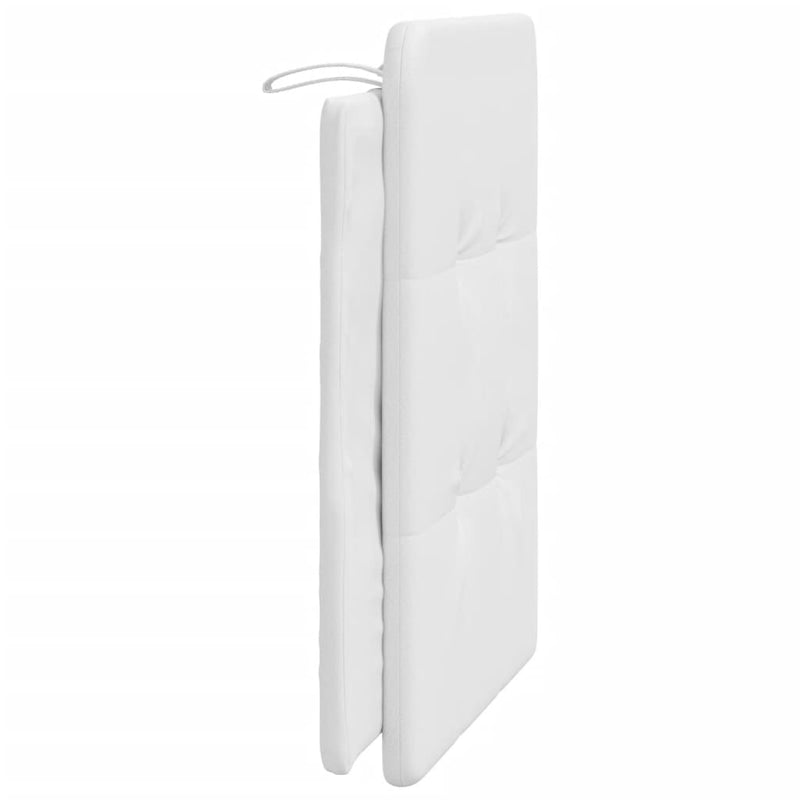 vidaXL fehér műbőr fejtámla párna 80 cm