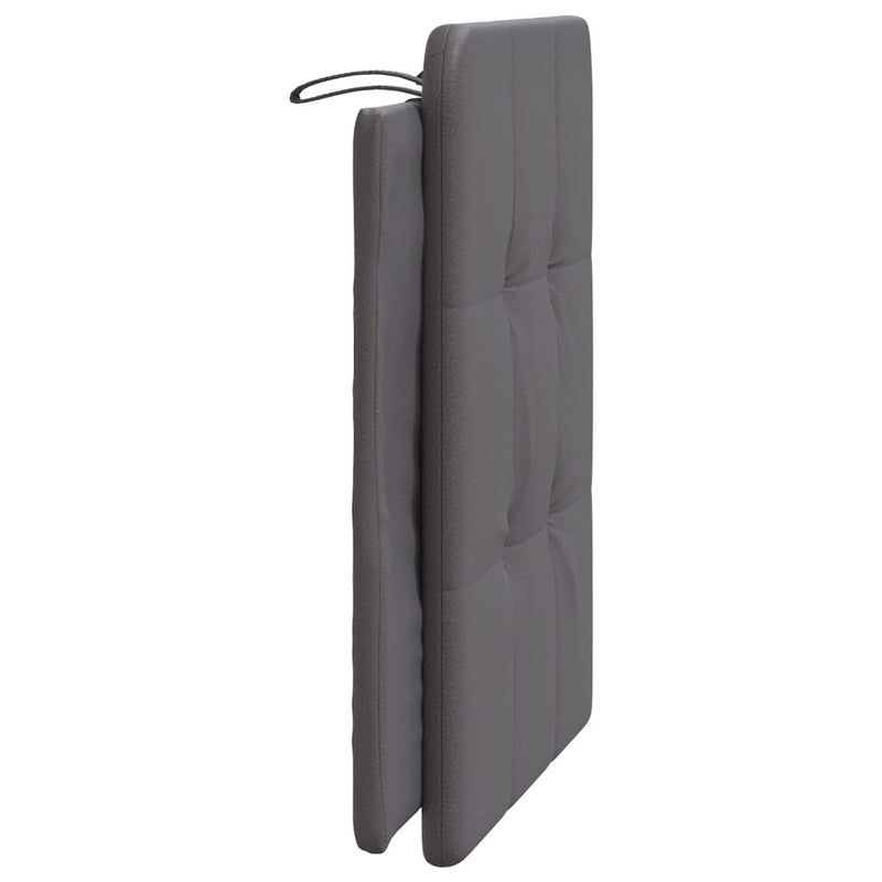 vidaXL szürke műbőr fejtámla párna 80 cm