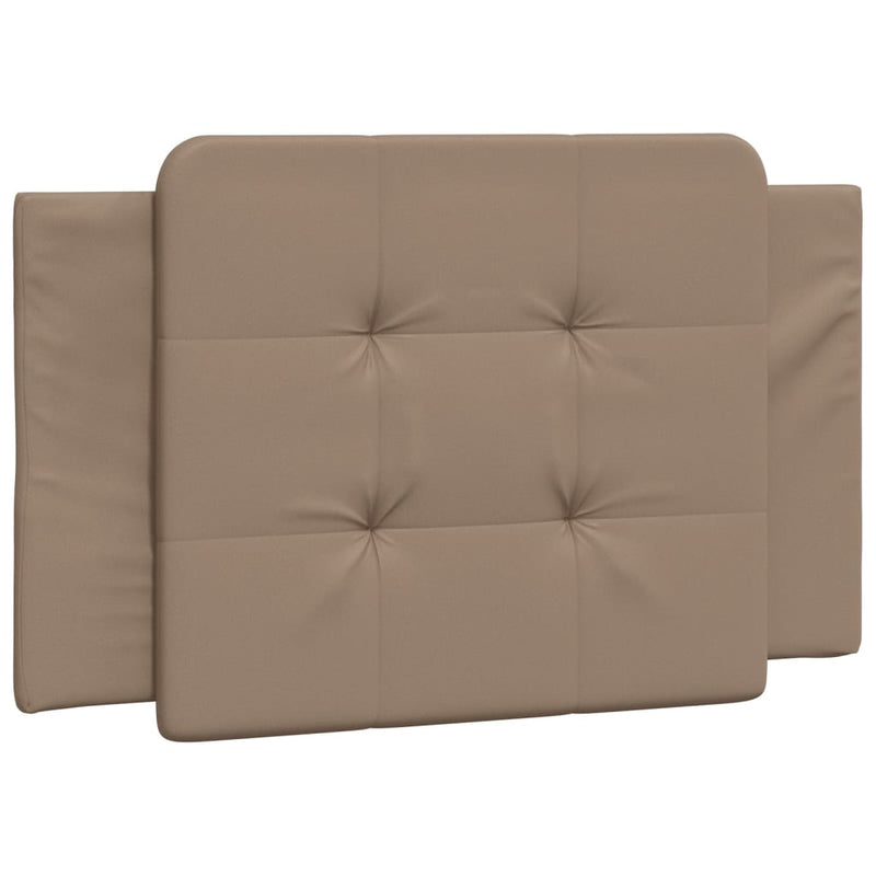 vidaXL cappuccino színű műbőr fejtámla párna 80 cm