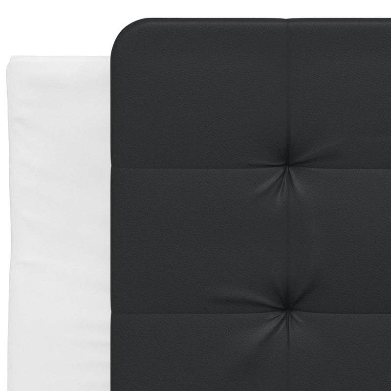 vidaXL fekete és fehér műbőr fejtámla párna Zadar 80 cm
