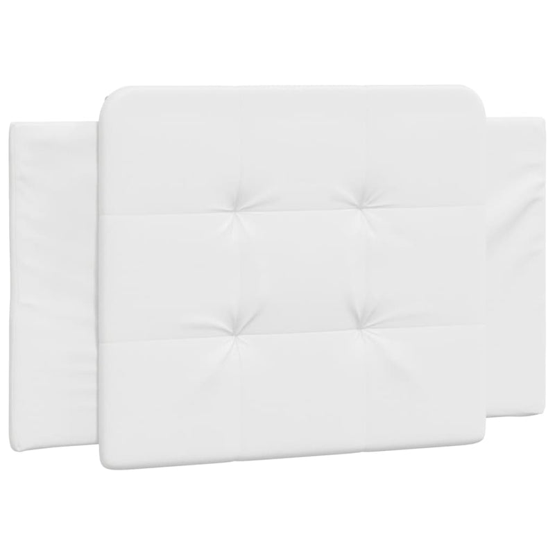 vidaXL fehér műbőr fejtámla párna 90 cm