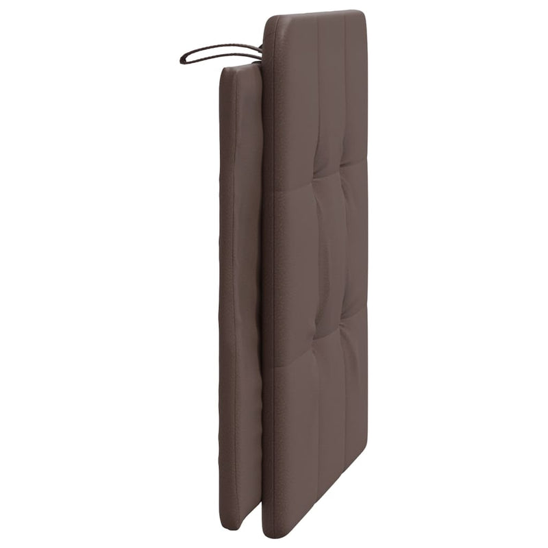 vidaXL barna műbőr fejtámla párna 90 cm