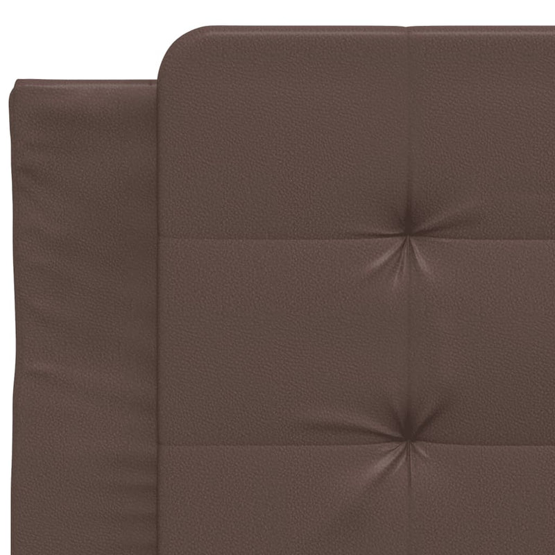 vidaXL barna műbőr fejtámla párna 90 cm