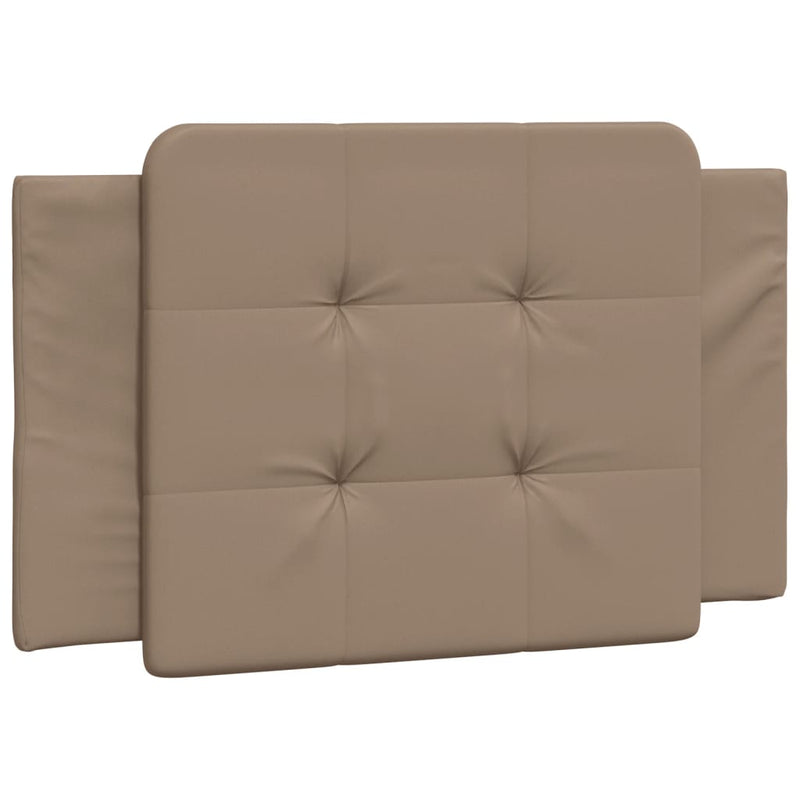 vidaXL cappuccino színű műbőr fejtámla párna 90 cm
