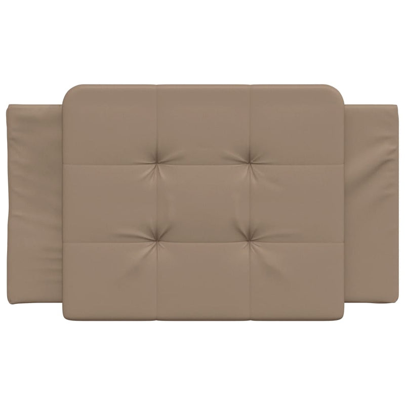vidaXL cappuccino színű műbőr fejtámla párna 90 cm