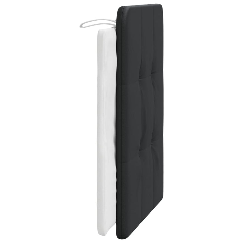vidaXL fekete és fehér műbőr fejtámla párna 90 cm