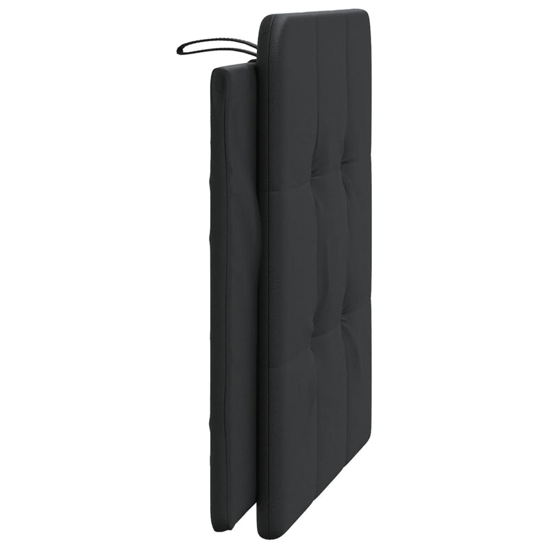 vidaXL fekete műbőr fejtámla párna 100 cm