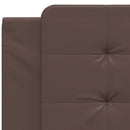 vidaXL barna műbőr fejtámla párna 100 cm