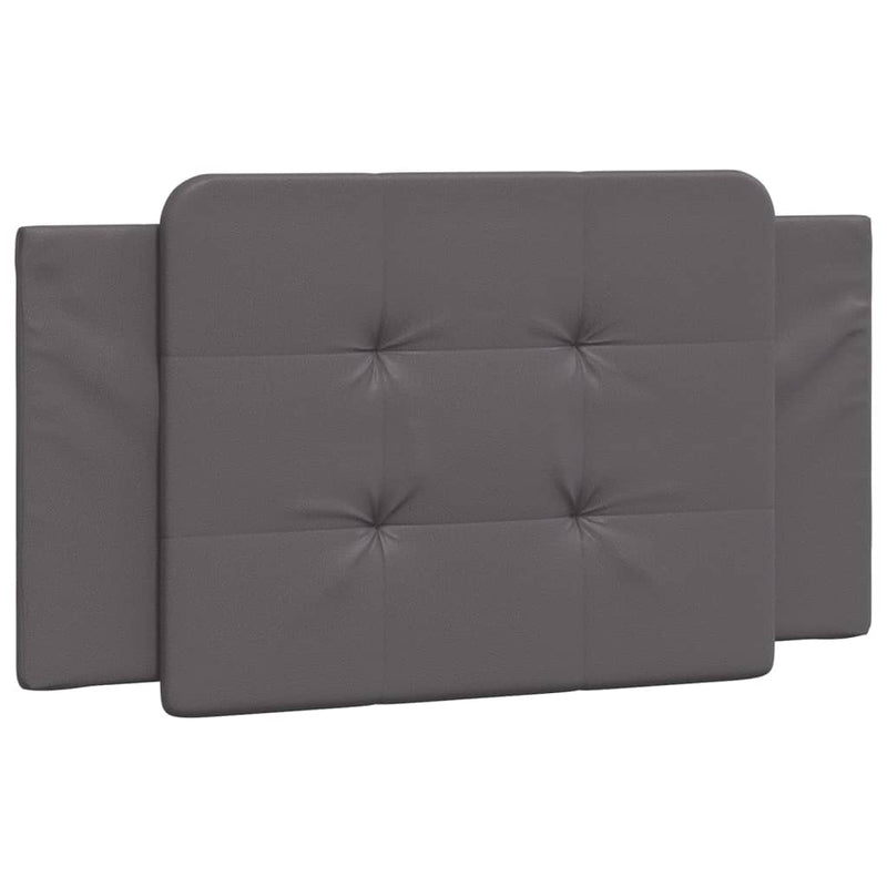 vidaXL szürke műbőr fejtámla párna 100 cm