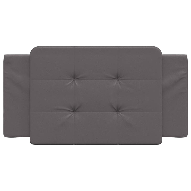 vidaXL szürke műbőr fejtámla párna 100 cm