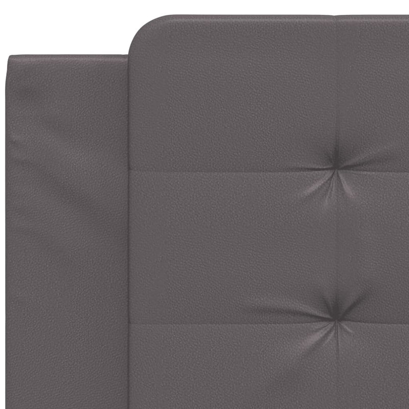 vidaXL szürke műbőr fejtámla párna 100 cm