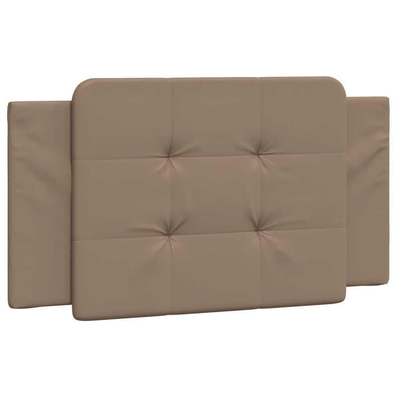 vidaXL cappuccino színű műbőr fejtámla párna 100 cm