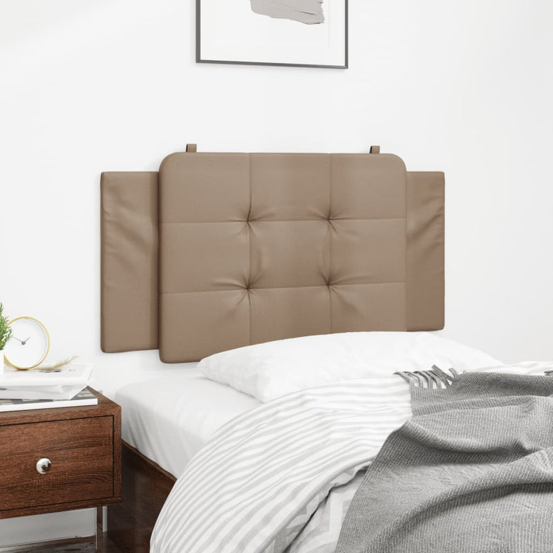 vidaXL cappuccino színű műbőr fejtámla párna 100 cm