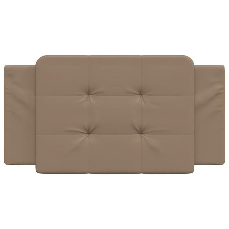 vidaXL cappuccino színű műbőr fejtámla párna 100 cm