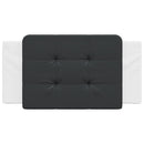 vidaXL fekete és fehér műbőr fejtámla párna Zadar 100 cm