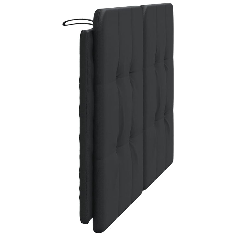 vidaXL fekete műbőr fejtámla párna 120 cm