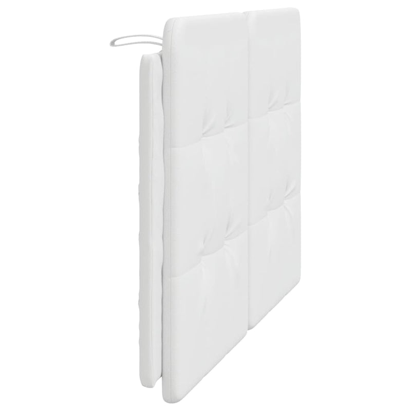 vidaXL fehér műbőr fejtámla párna 120 cm