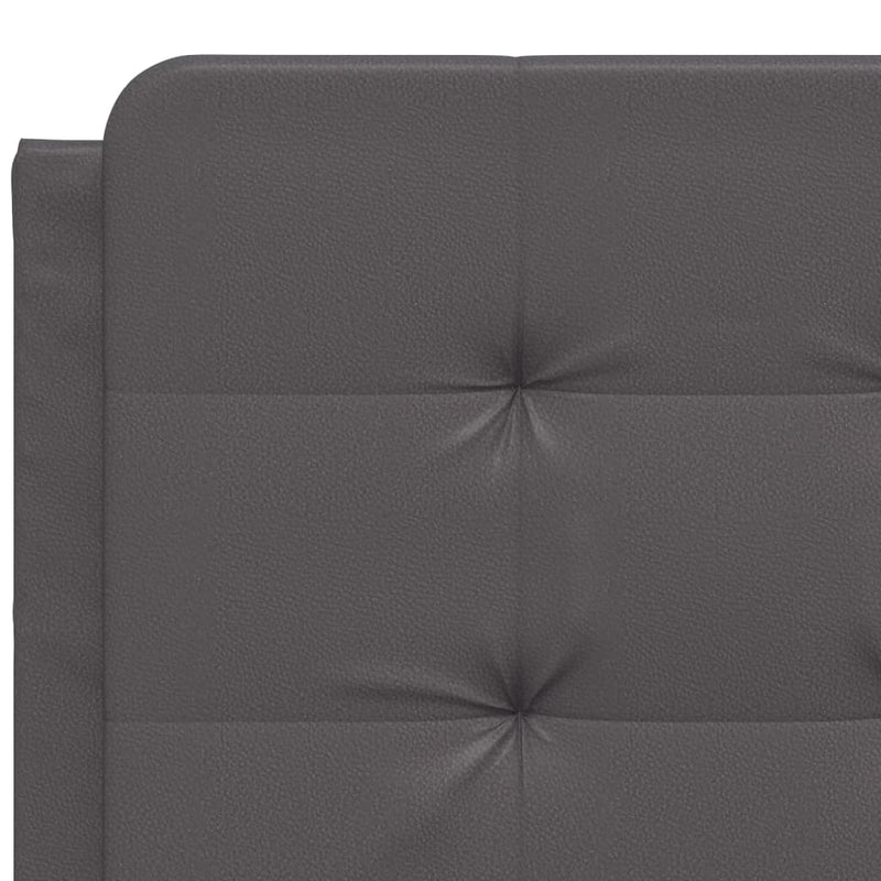 vidaXL szürke műbőr fejtámla párna 120 cm