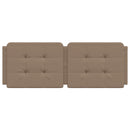 vidaXL cappuccino színű műbőr fejtámla párna Zadar 120 cm