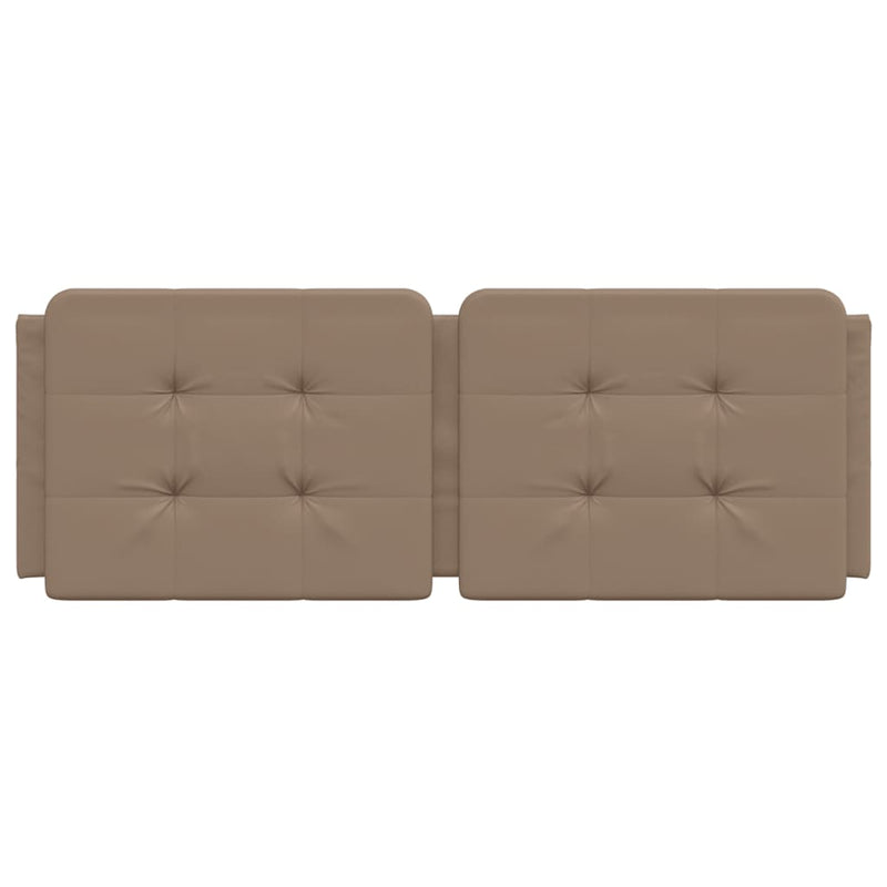 vidaXL cappuccino színű műbőr fejtámla párna 120 cm