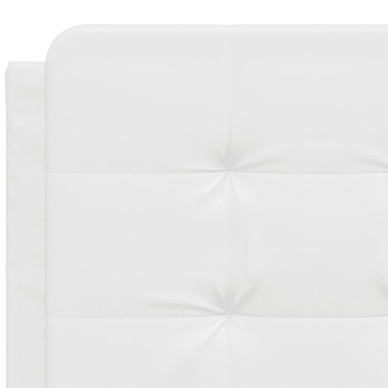 vidaXL fehér műbőr fejtámla párna 140 cm