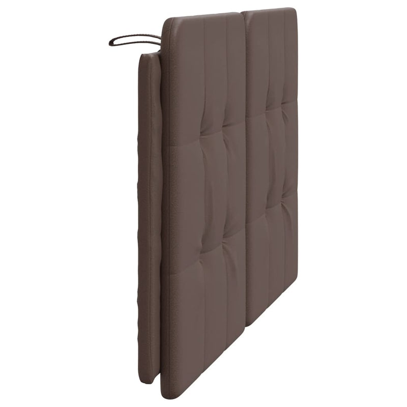 vidaXL barna műbőr fejtámla párna 140 cm