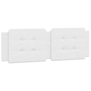 vidaXL fehér műbőr fejtámla párna Zadar 160 cm