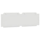 vidaXL fehér műbőr fejtámla párna Zadar 160 cm