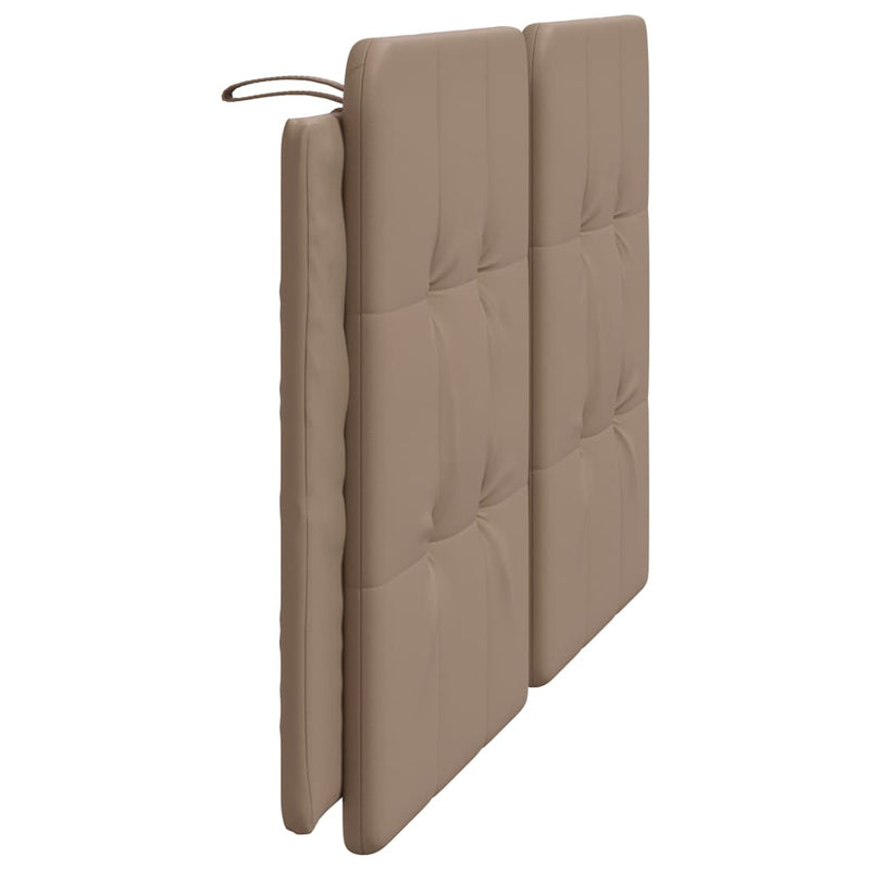 vidaXL cappuccino színű műbőr fejtámla párna Zadar 160 cm