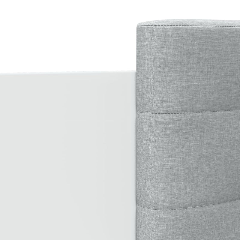 vidaXL fehér szerelt fa ágykeret fejtámlával 120 x 200 cm