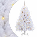 vidaXL Mű karácsonyfa Fehér 80 x 80 x 150 cm PVC és fém