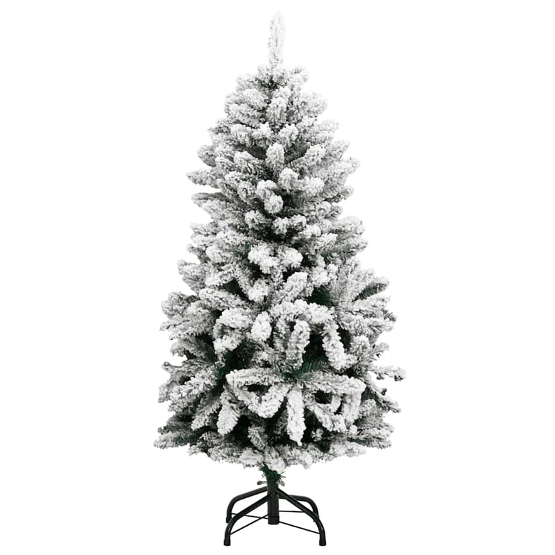 vidaXL csuklópántos műkarácsonyfa 150 LED-del és gömbökkel 120 cm