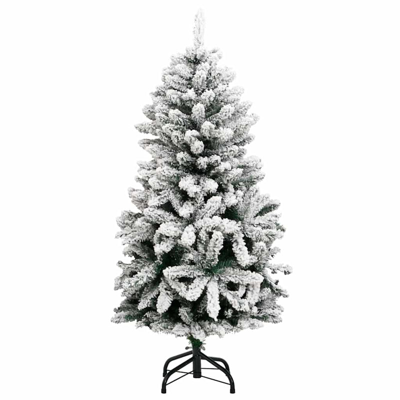 vidaXL csuklópántos műkarácsonyfa 150 LED-del és gömbökkel 150 cm